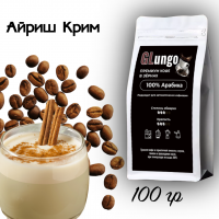 Кофе GLungo Айриш Крим (арабика) в зернах 100 гр